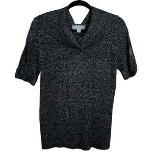 Carolyn Taylor Cowl Neck Embellished Long Sweater M NWOT